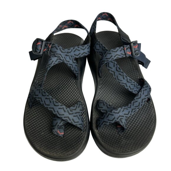 Chaco Men\'s Size 9 Z2 Classic Stepped Navy Marine Geometric Adjustable Sandals main image 9